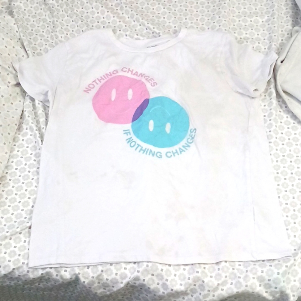 Nothing Changes if Nothing Changes White tee